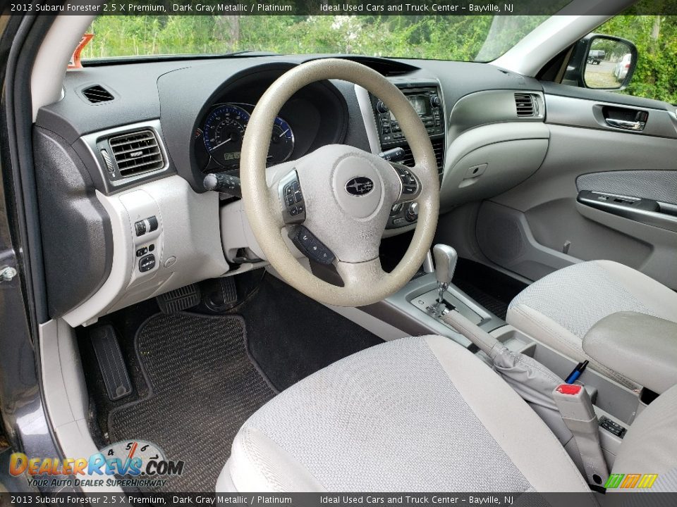 2013 Subaru Forester 2.5 X Premium Dark Gray Metallic / Platinum Photo #15