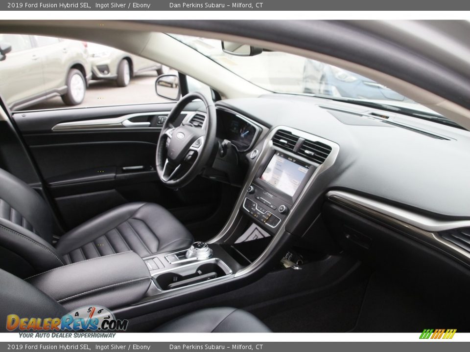 2019 Ford Fusion Hybrid SEL Ingot Silver / Ebony Photo #15