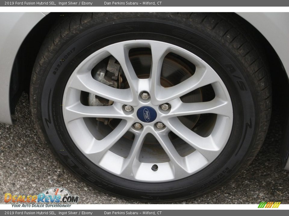 2019 Ford Fusion Hybrid SEL Ingot Silver / Ebony Photo #17
