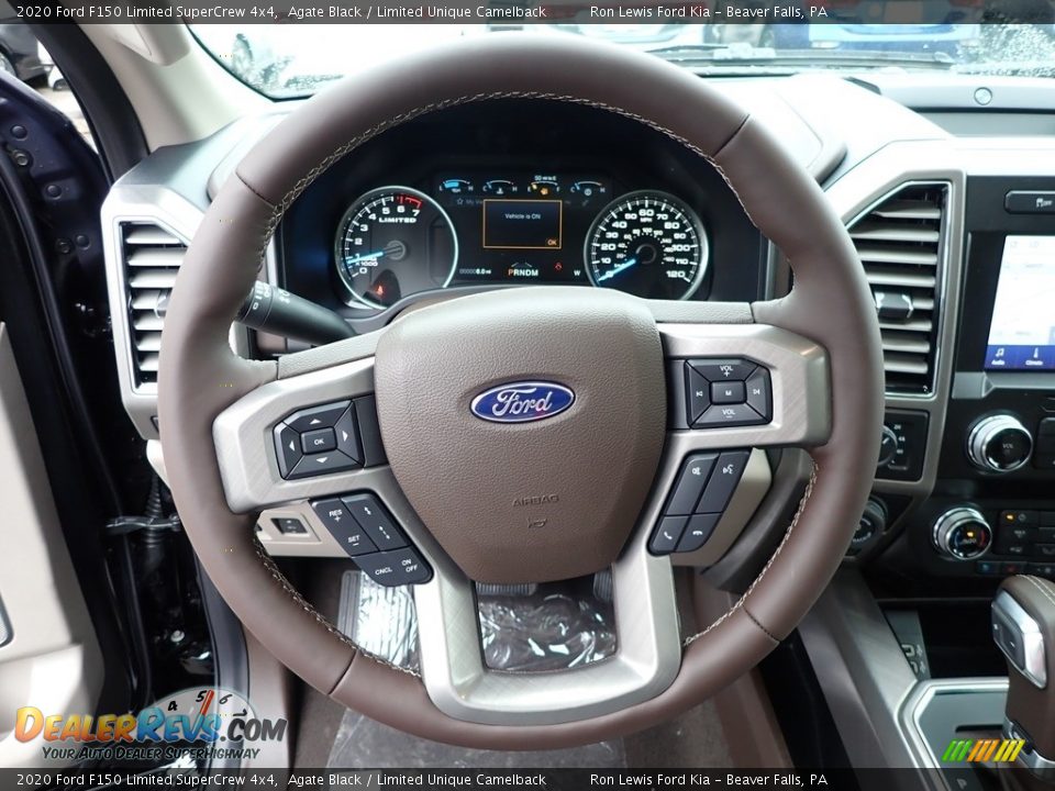 2020 Ford F150 Limited SuperCrew 4x4 Steering Wheel Photo #15