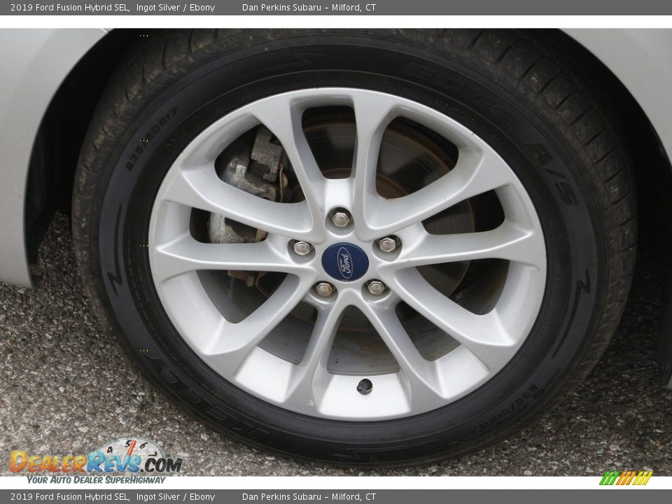 2019 Ford Fusion Hybrid SEL Ingot Silver / Ebony Photo #18