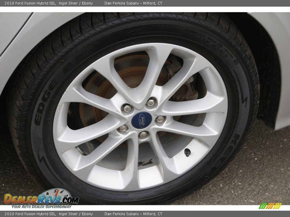 2019 Ford Fusion Hybrid SEL Ingot Silver / Ebony Photo #19