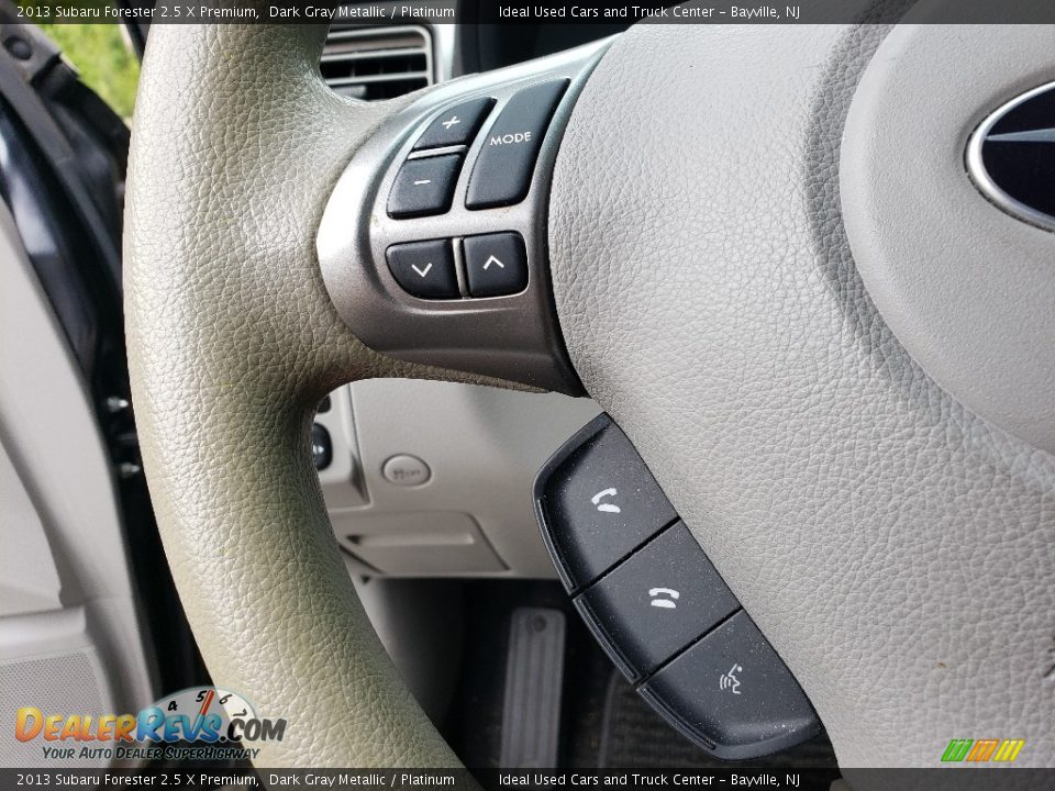 2013 Subaru Forester 2.5 X Premium Dark Gray Metallic / Platinum Photo #19