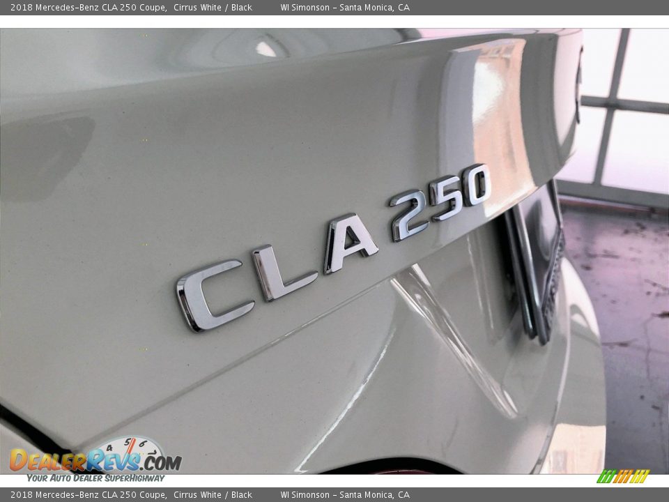 2018 Mercedes-Benz CLA 250 Coupe Cirrus White / Black Photo #27