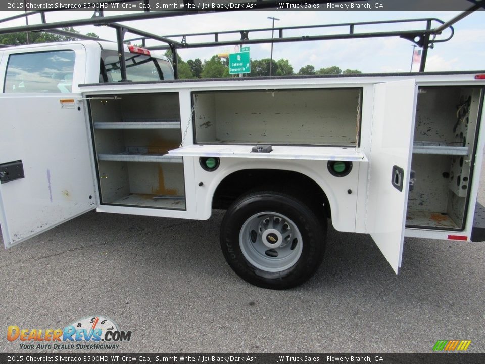 2015 Chevrolet Silverado 3500HD WT Crew Cab Summit White / Jet Black/Dark Ash Photo #4