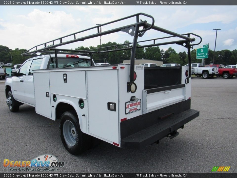 2015 Chevrolet Silverado 3500HD WT Crew Cab Summit White / Jet Black/Dark Ash Photo #5