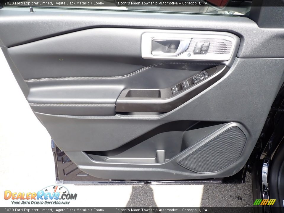 2020 Ford Explorer Limited Agate Black Metallic / Ebony Photo #11