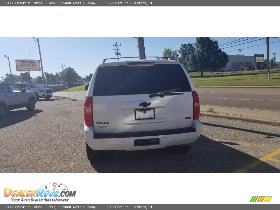 2011 Chevrolet Tahoe LT 4x4 Summit White / Ebony Photo #5