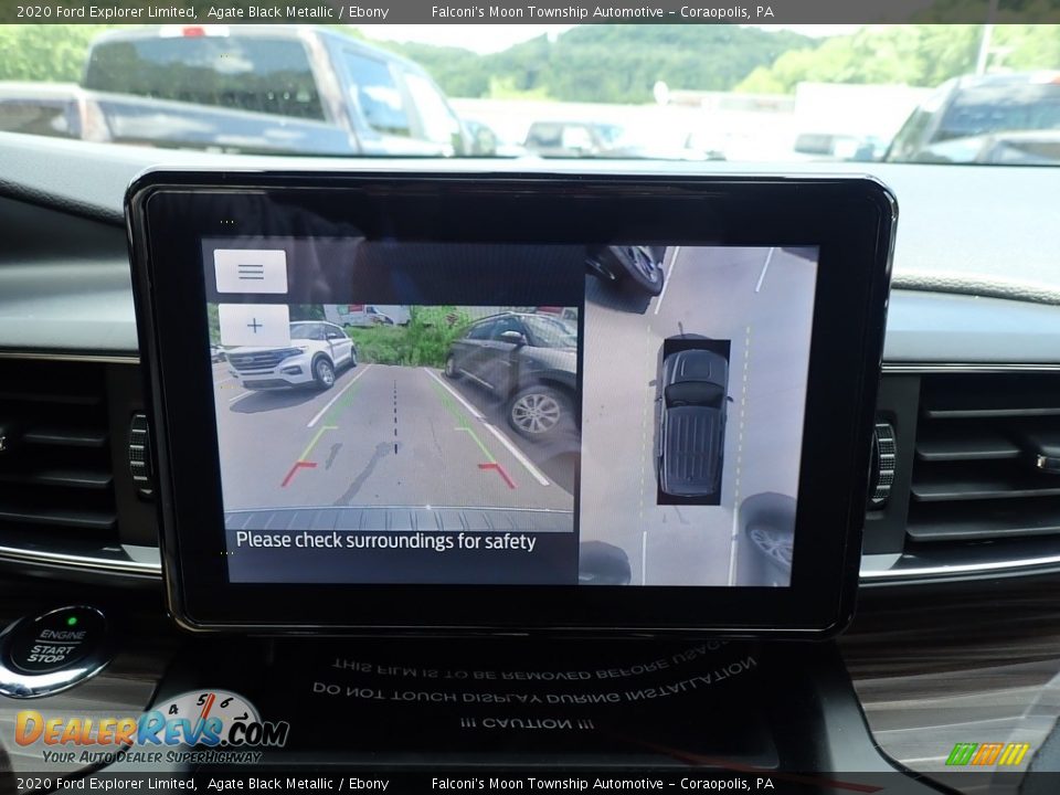 2020 Ford Explorer Limited Agate Black Metallic / Ebony Photo #15