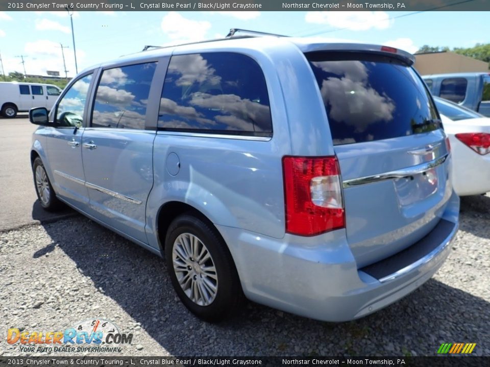 2013 Chrysler Town & Country Touring - L Crystal Blue Pearl / Black/Light Graystone Photo #2