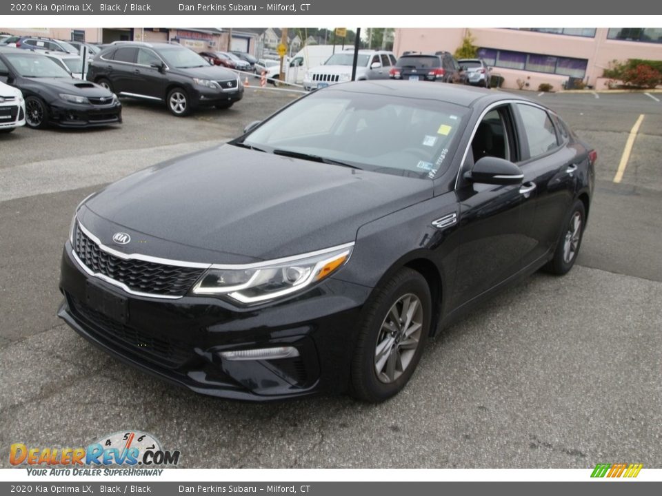 2020 Kia Optima LX Black / Black Photo #1