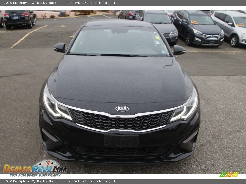 2020 Kia Optima LX Black / Black Photo #2