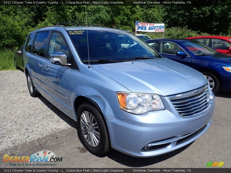 2013 Chrysler Town & Country Touring - L Crystal Blue Pearl / Black/Light Graystone Photo #5