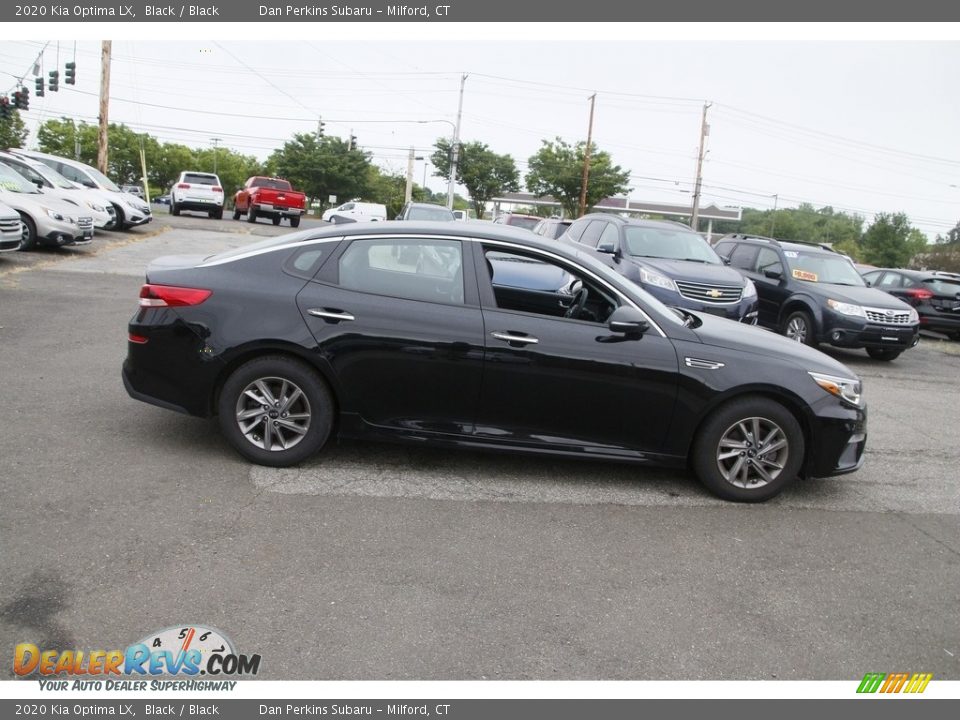 2020 Kia Optima LX Black / Black Photo #4