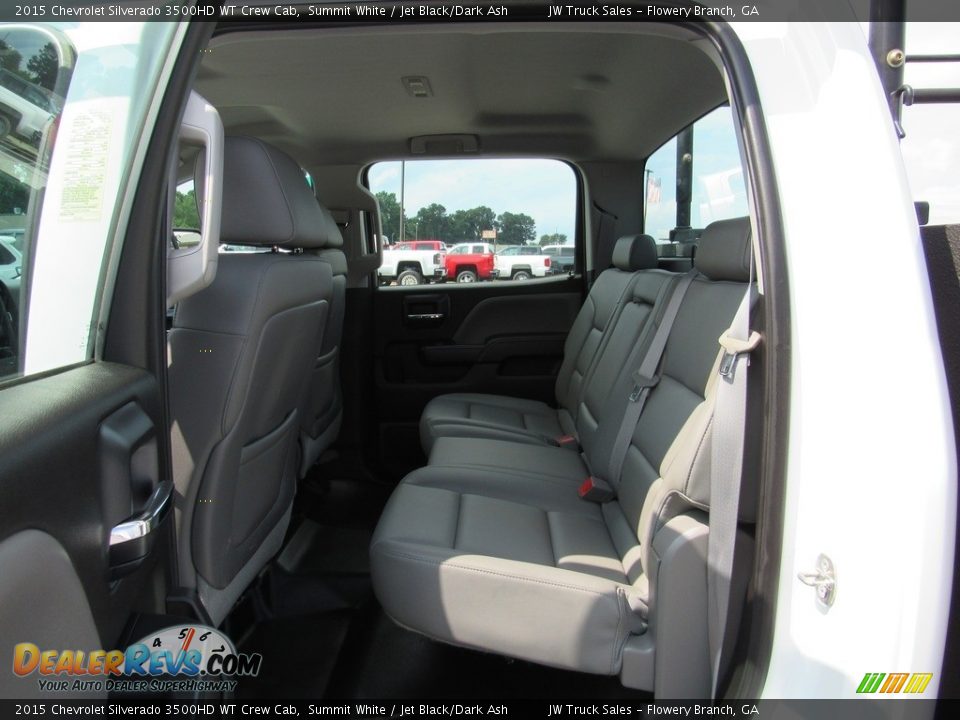 2015 Chevrolet Silverado 3500HD WT Crew Cab Summit White / Jet Black/Dark Ash Photo #16