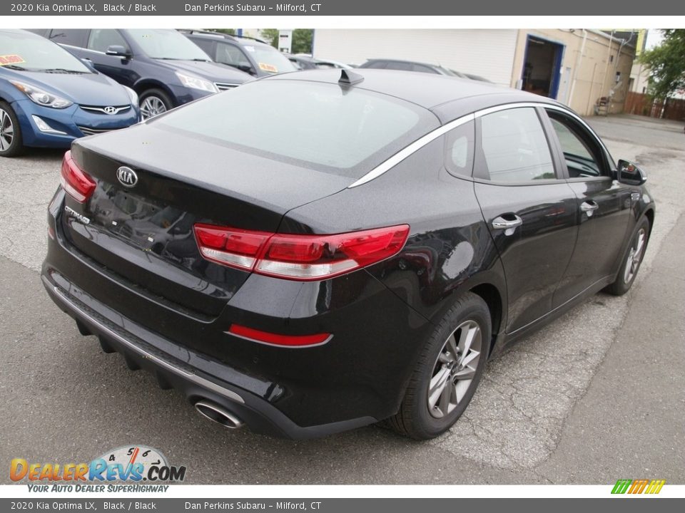 2020 Kia Optima LX Black / Black Photo #5