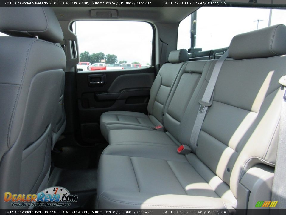 2015 Chevrolet Silverado 3500HD WT Crew Cab Summit White / Jet Black/Dark Ash Photo #17