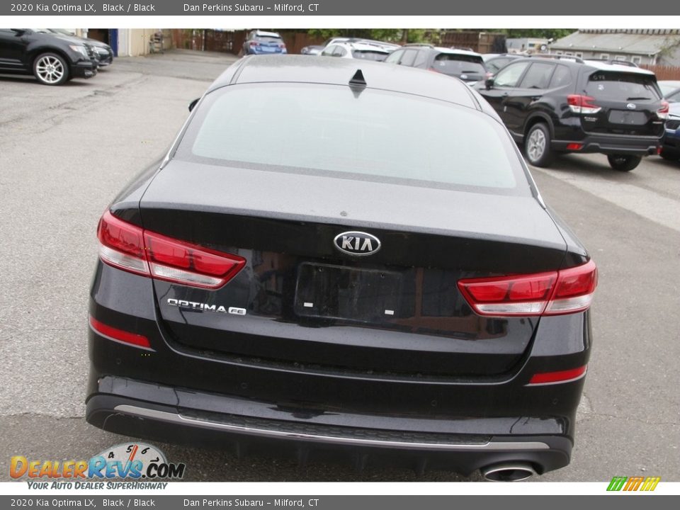 2020 Kia Optima LX Black / Black Photo #6