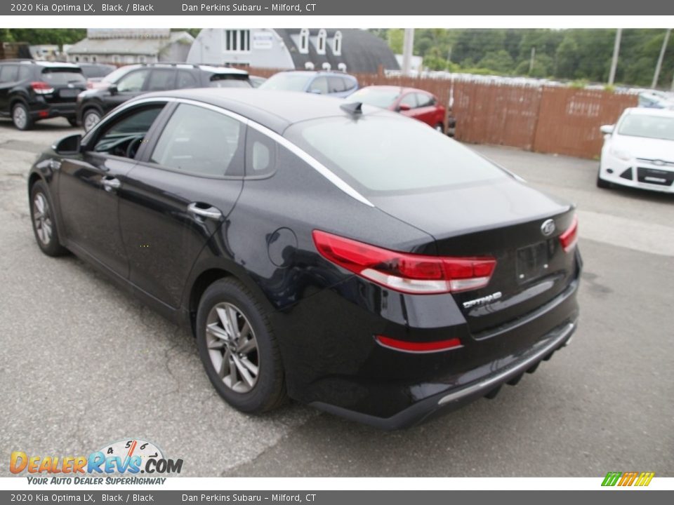 2020 Kia Optima LX Black / Black Photo #7