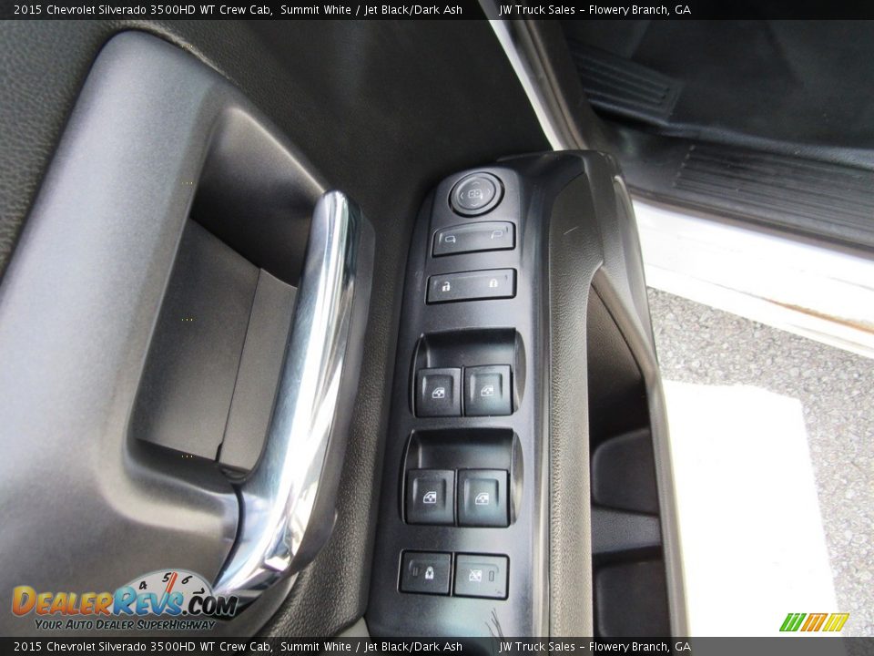 2015 Chevrolet Silverado 3500HD WT Crew Cab Summit White / Jet Black/Dark Ash Photo #19