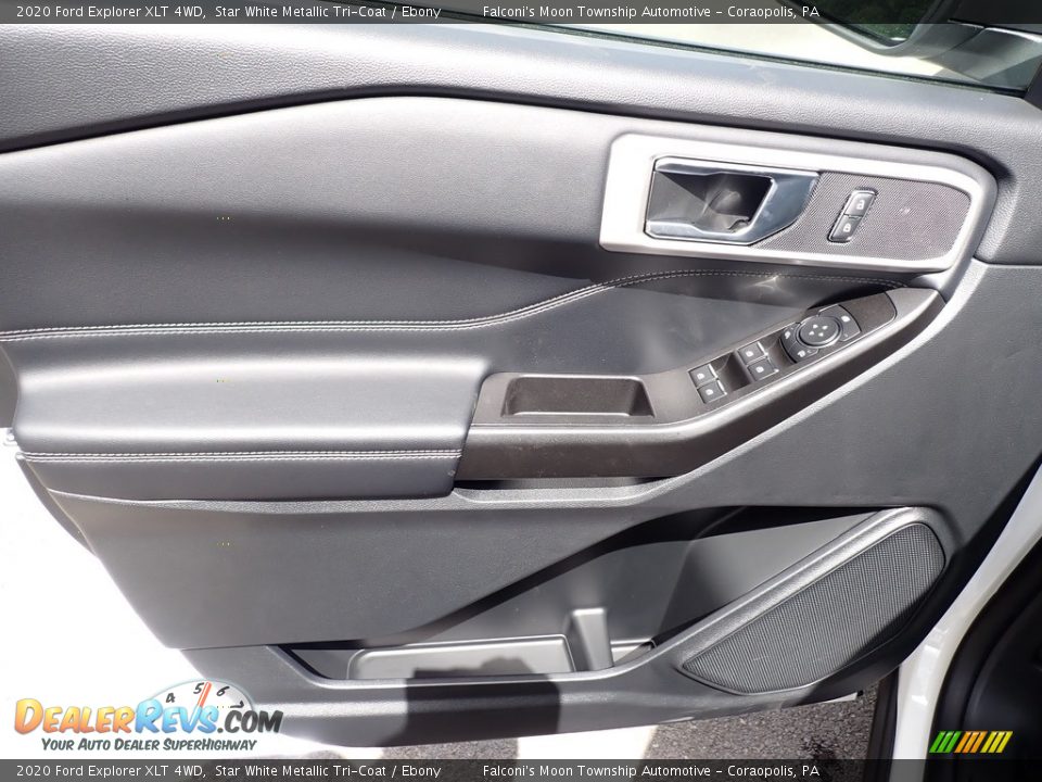 2020 Ford Explorer XLT 4WD Star White Metallic Tri-Coat / Ebony Photo #11
