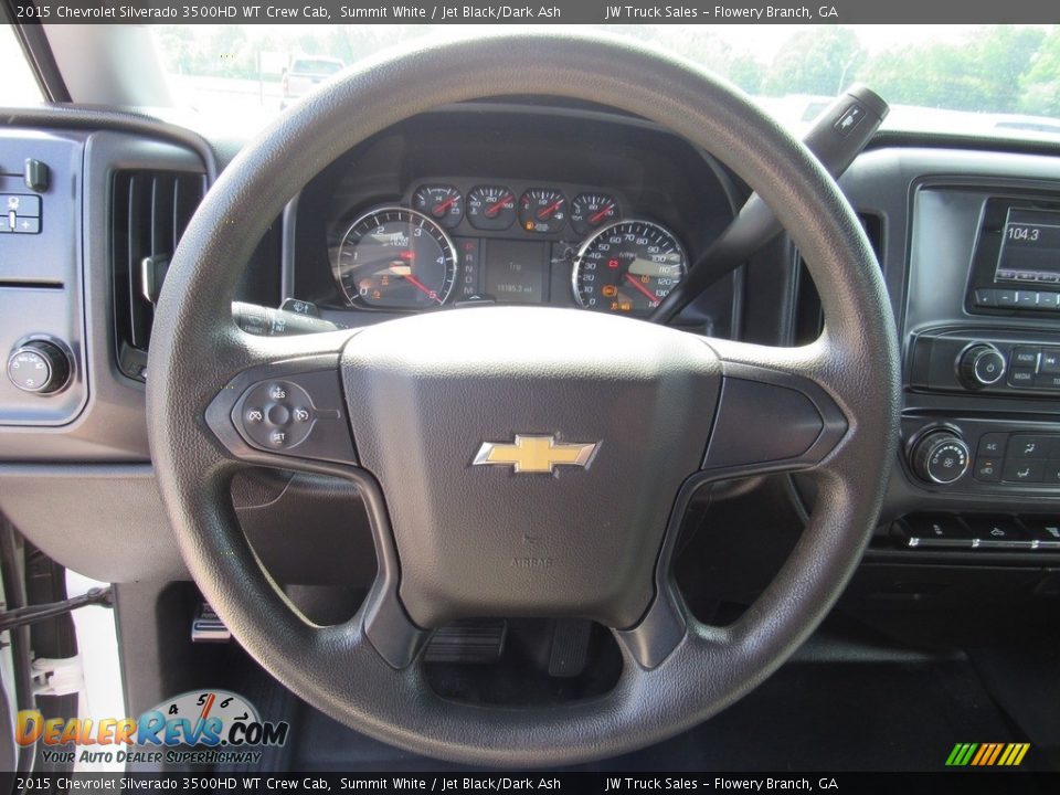 2015 Chevrolet Silverado 3500HD WT Crew Cab Steering Wheel Photo #21