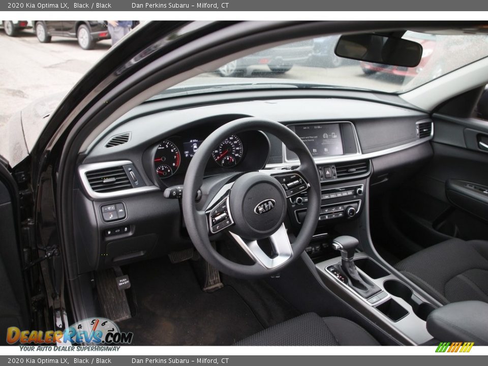 2020 Kia Optima LX Black / Black Photo #10