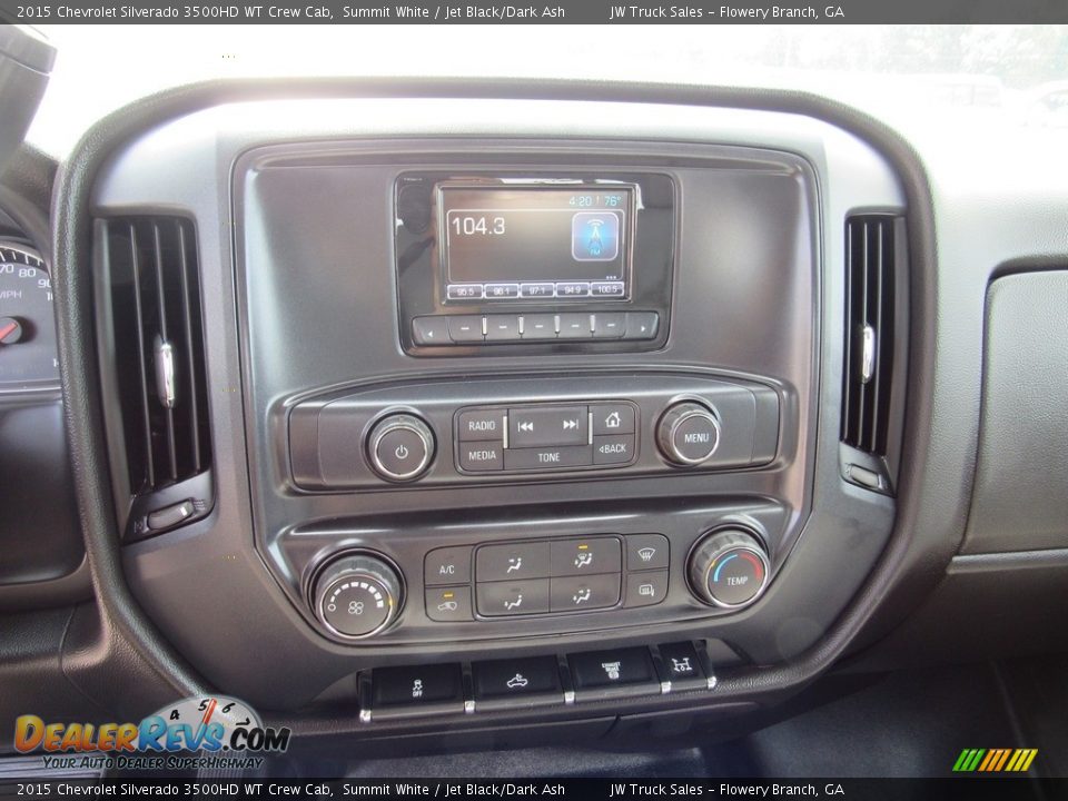 Controls of 2015 Chevrolet Silverado 3500HD WT Crew Cab Photo #24
