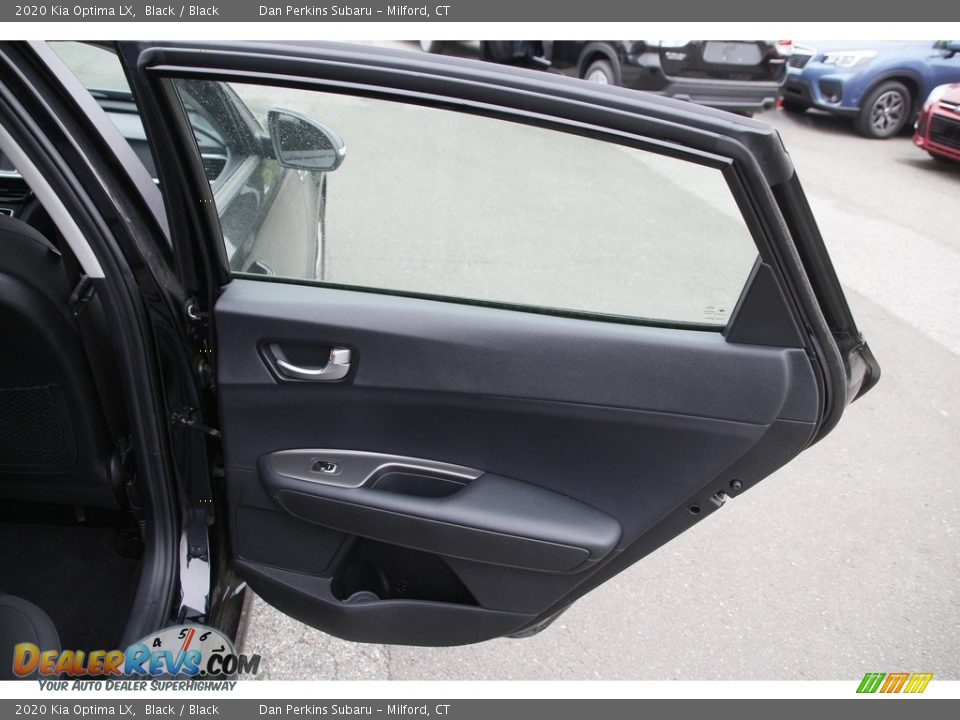 2020 Kia Optima LX Black / Black Photo #14