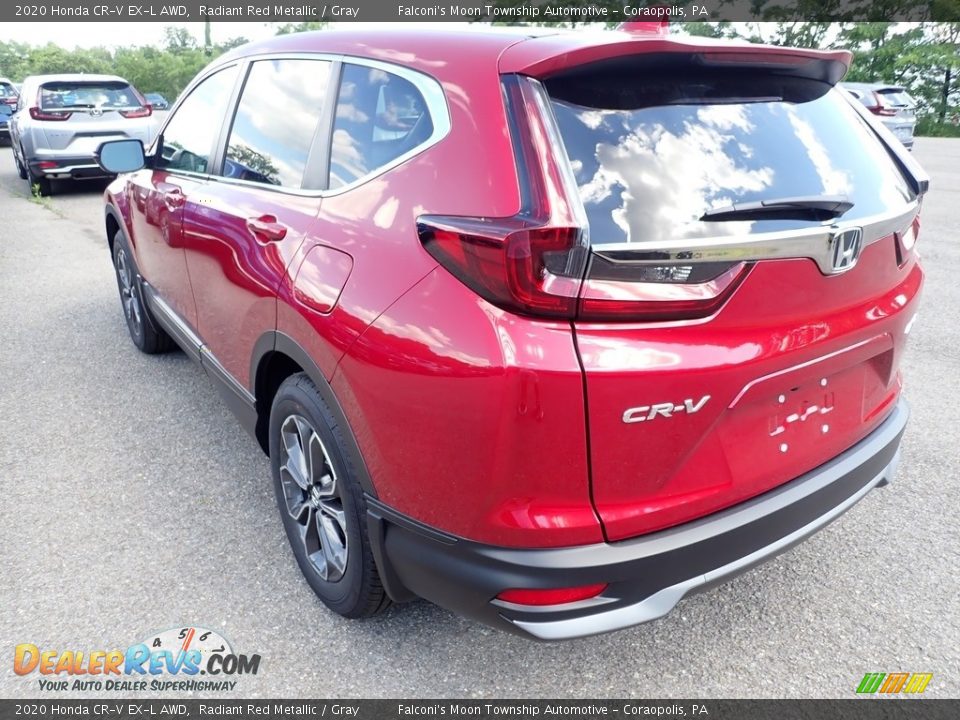 2020 Honda CR-V EX-L AWD Radiant Red Metallic / Gray Photo #3