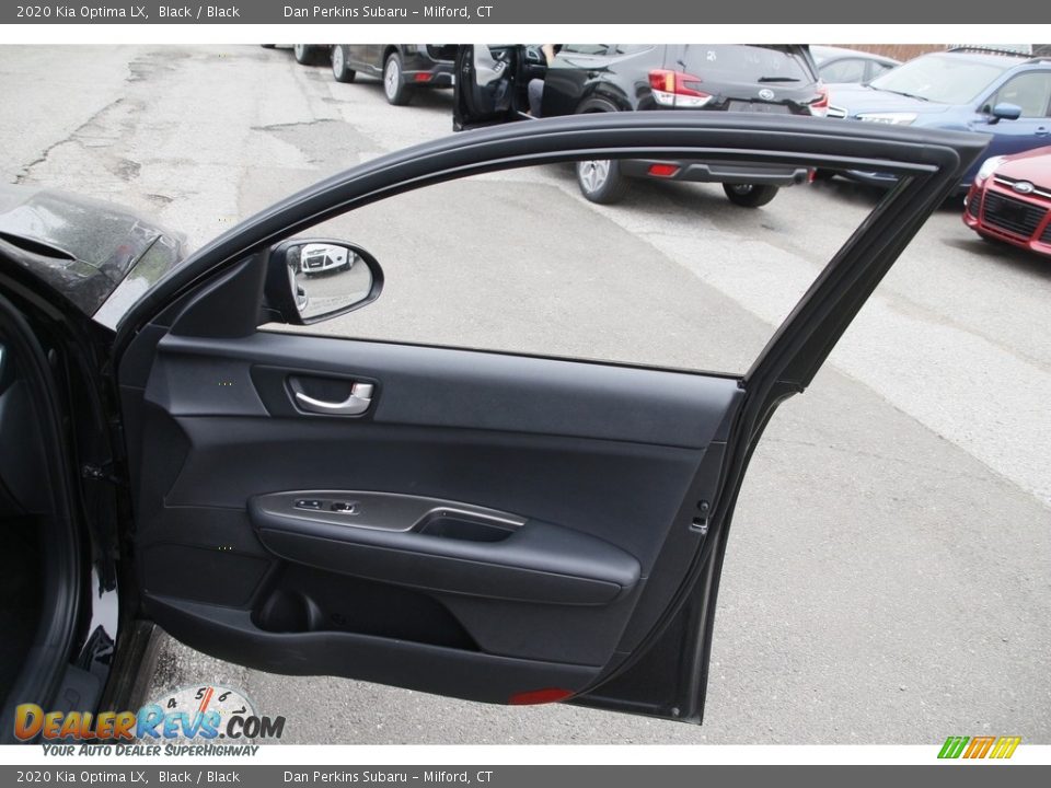 2020 Kia Optima LX Black / Black Photo #16