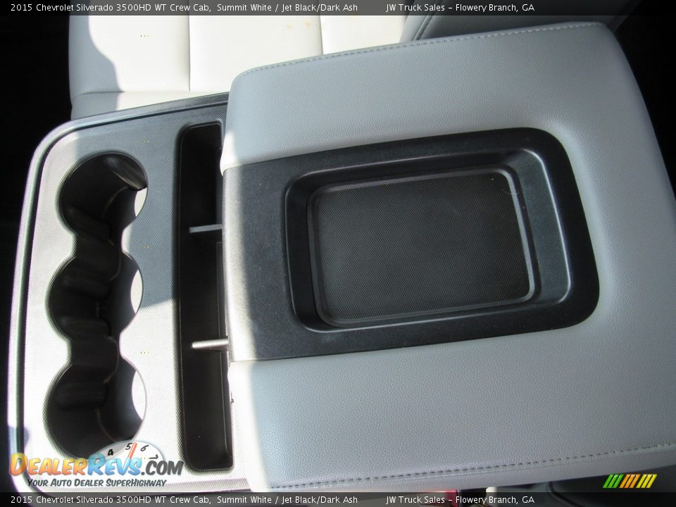 2015 Chevrolet Silverado 3500HD WT Crew Cab Summit White / Jet Black/Dark Ash Photo #27