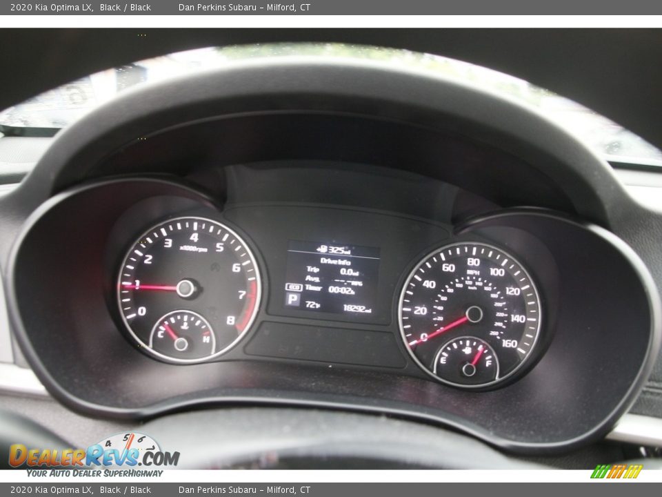 2020 Kia Optima LX Black / Black Photo #17