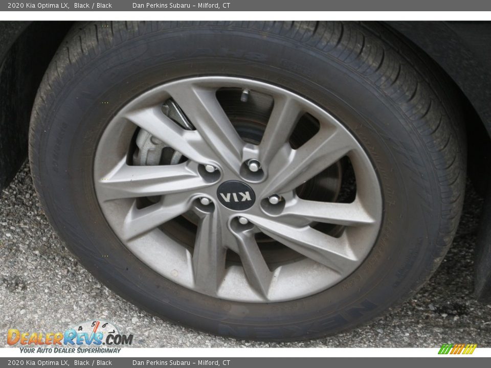 2020 Kia Optima LX Black / Black Photo #19