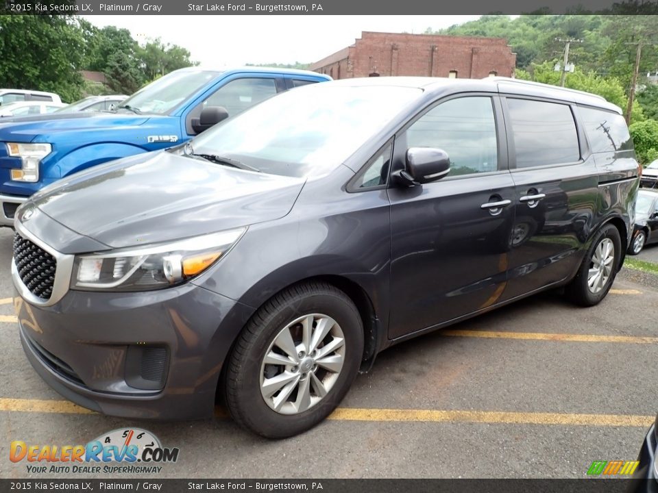 2015 Kia Sedona LX Platinum / Gray Photo #1