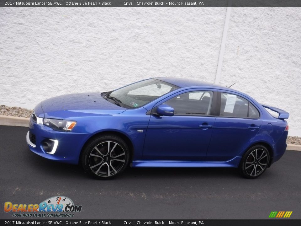 Octane Blue Pearl 2017 Mitsubishi Lancer SE AWC Photo #2