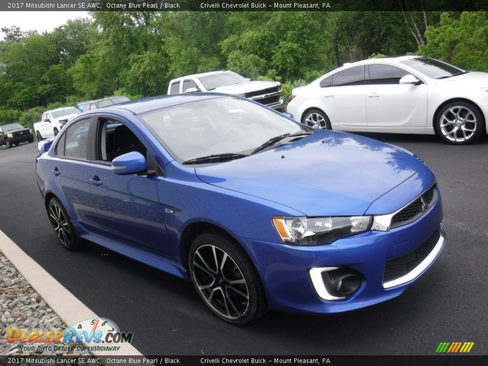 2017 Mitsubishi Lancer SE AWC Octane Blue Pearl / Black Photo #6