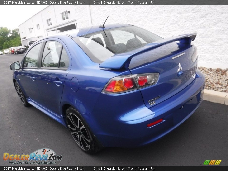 2017 Mitsubishi Lancer SE AWC Octane Blue Pearl / Black Photo #10