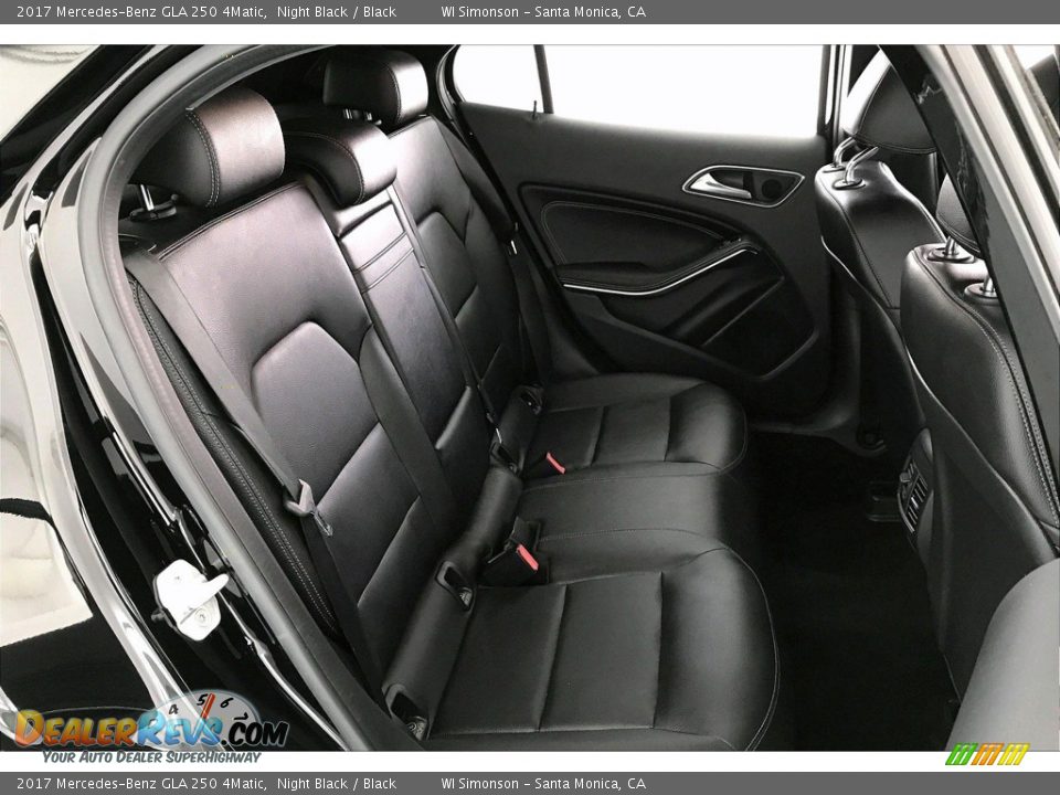 Rear Seat of 2017 Mercedes-Benz GLA 250 4Matic Photo #13