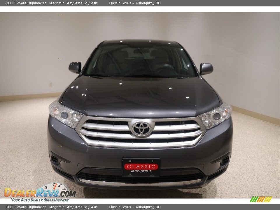 2013 Toyota Highlander Magnetic Gray Metallic / Ash Photo #2