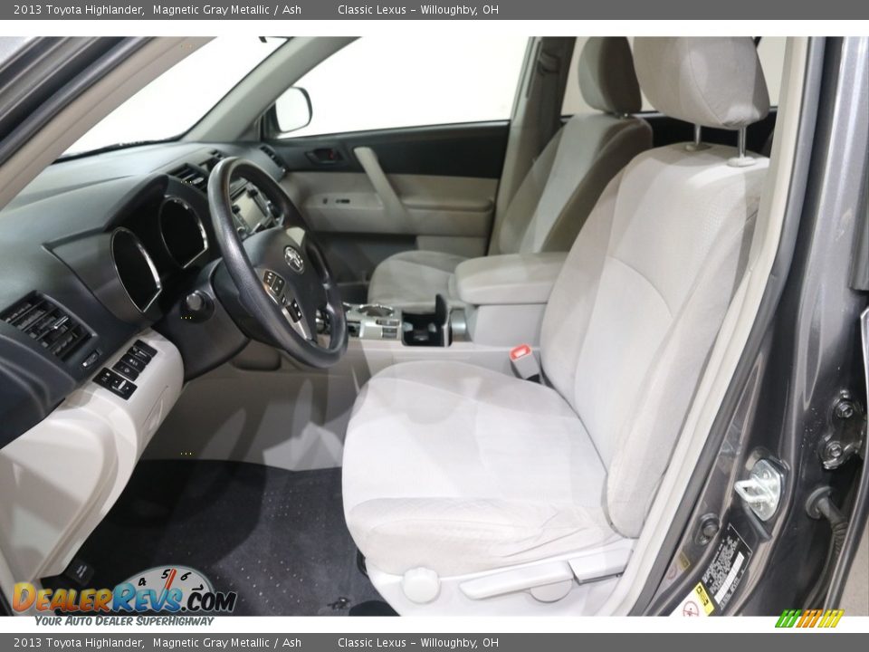 2013 Toyota Highlander Magnetic Gray Metallic / Ash Photo #5