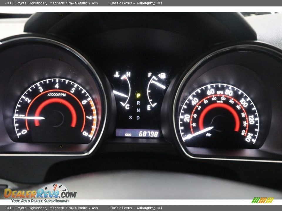 2013 Toyota Highlander Magnetic Gray Metallic / Ash Photo #8