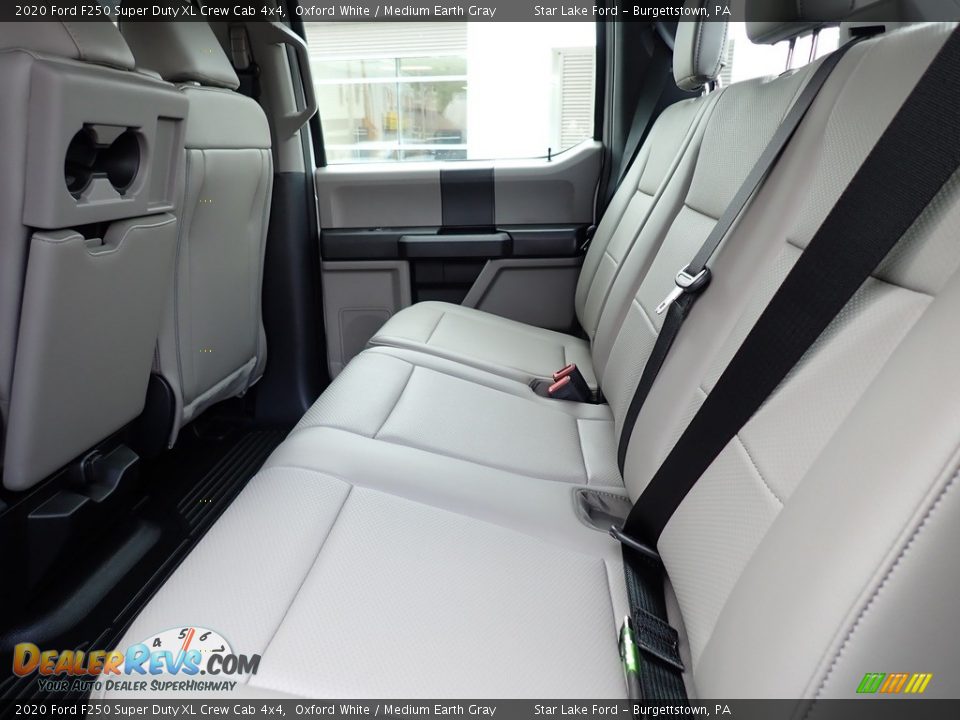 Rear Seat of 2020 Ford F250 Super Duty XL Crew Cab 4x4 Photo #11