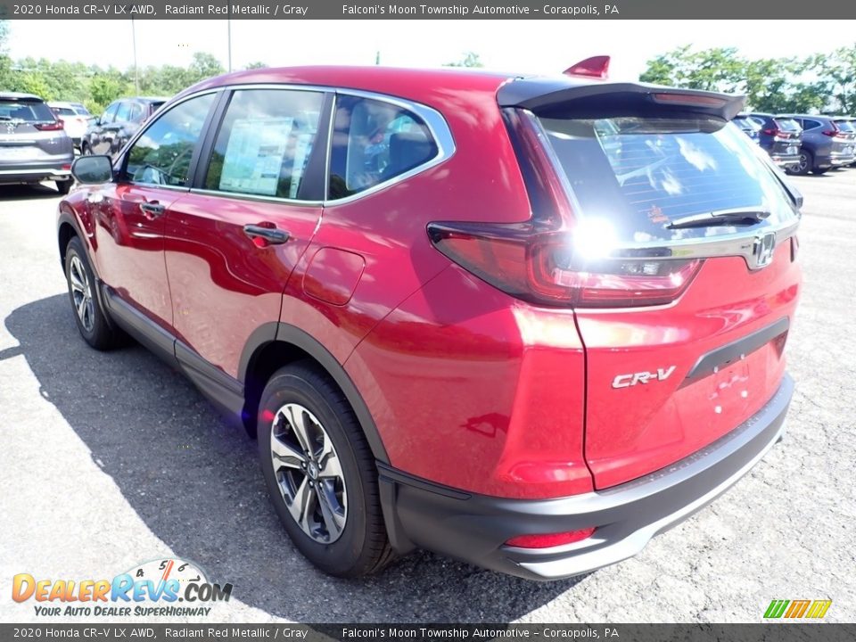 2020 Honda CR-V LX AWD Radiant Red Metallic / Gray Photo #3