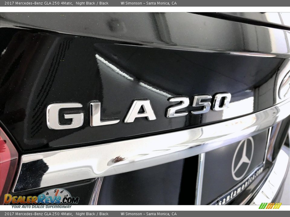2017 Mercedes-Benz GLA 250 4Matic Night Black / Black Photo #27