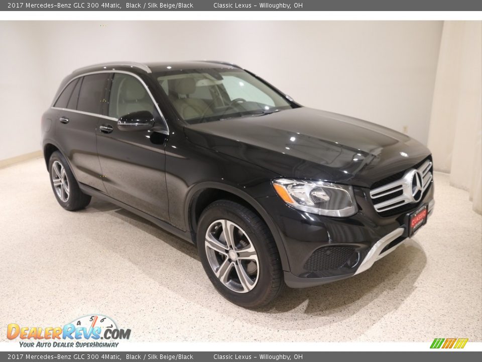 2017 Mercedes-Benz GLC 300 4Matic Black / Silk Beige/Black Photo #1