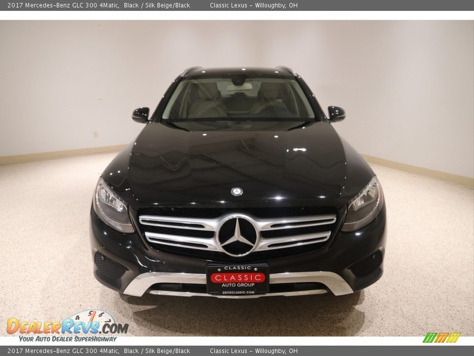 2017 Mercedes-Benz GLC 300 4Matic Black / Silk Beige/Black Photo #2