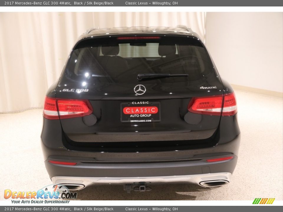 2017 Mercedes-Benz GLC 300 4Matic Black / Silk Beige/Black Photo #4