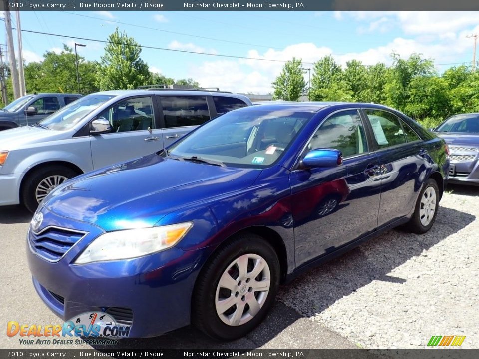 2010 Toyota Camry LE Blue Ribbon Metallic / Bisque Photo #1