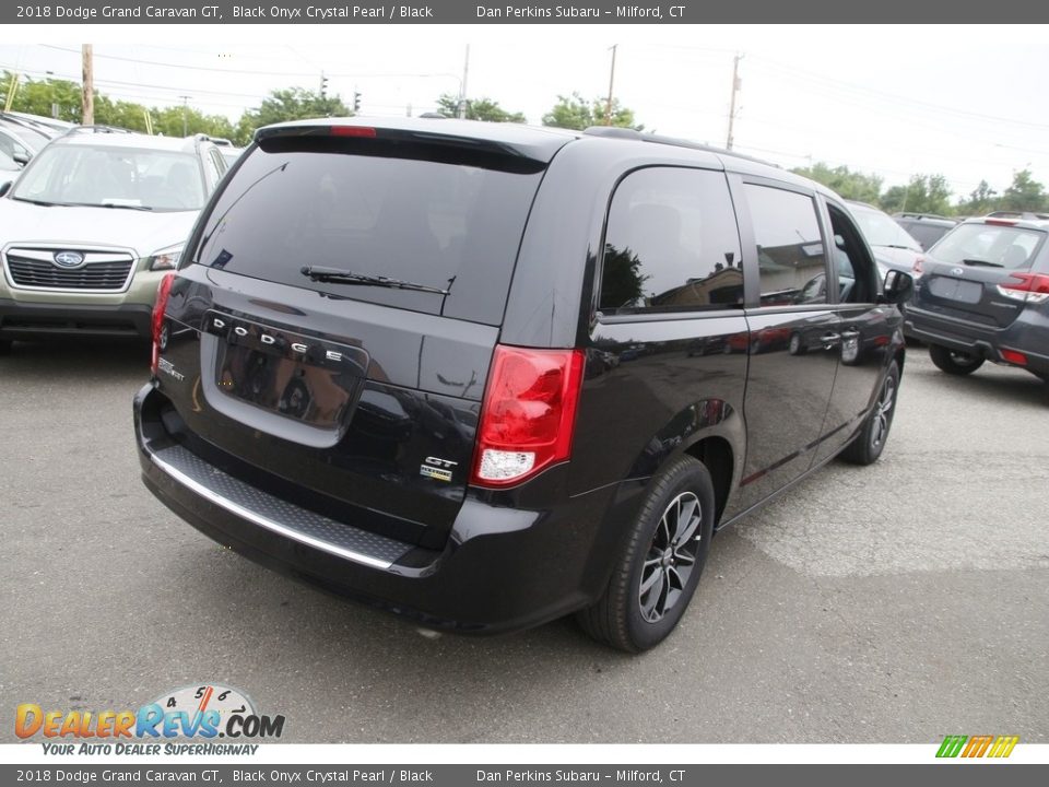 2018 Dodge Grand Caravan GT Black Onyx Crystal Pearl / Black Photo #5